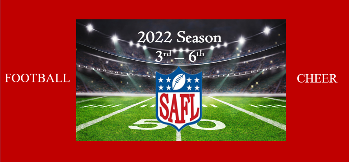 Register NOW for our 2022 Football & Cheer Season 